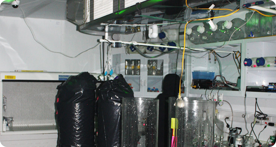 Chambre de simulation climatique