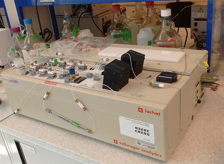 Autoanalyseur (Quickchem 8000)